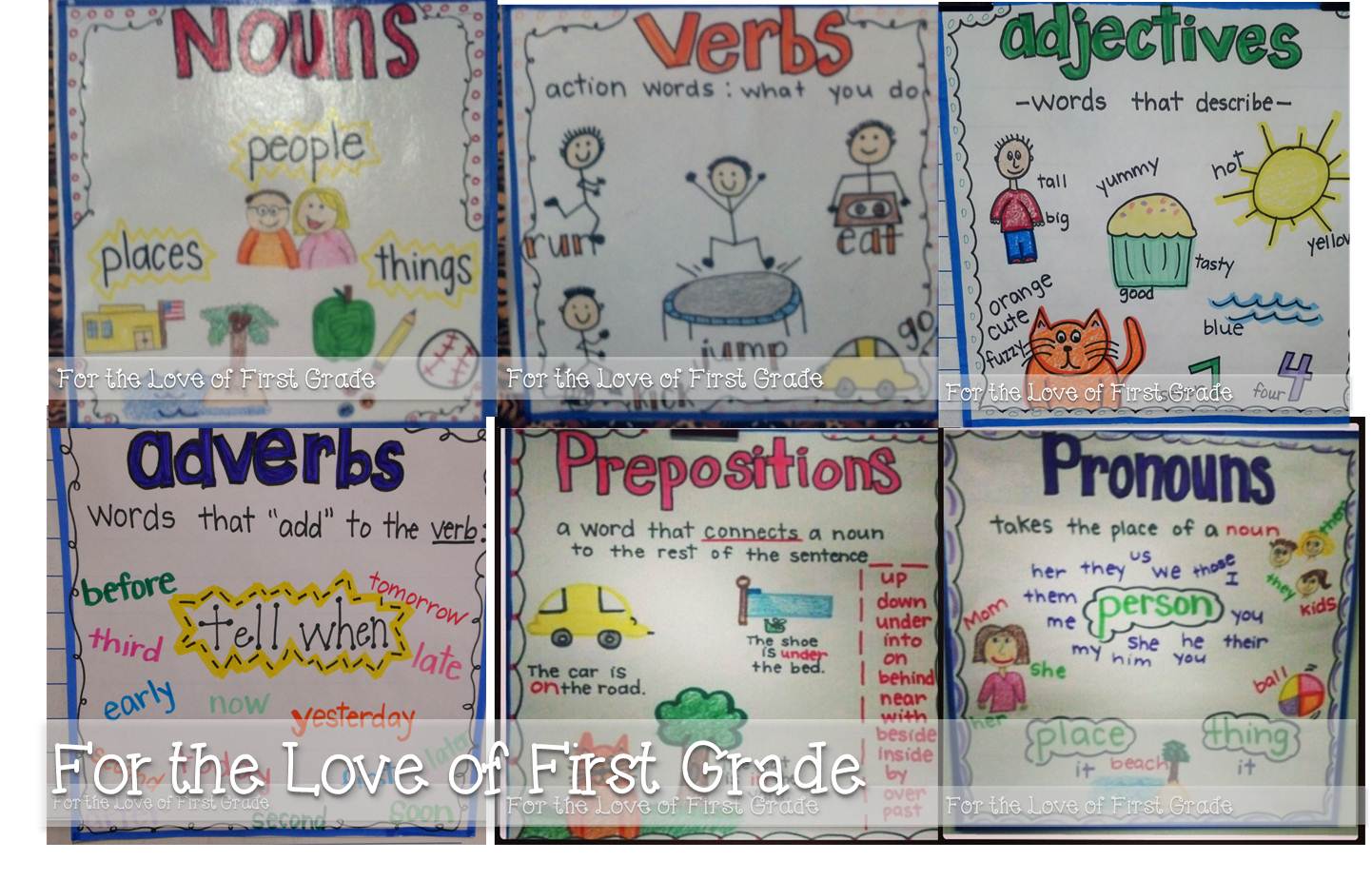 For the Love of First Grade: Printable Anchor Charts are HERE!